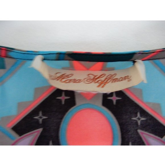 Mara Hoffman Lunar Eclipse Turquoise Racerback Tank Top Size S - Picture 4 of 5